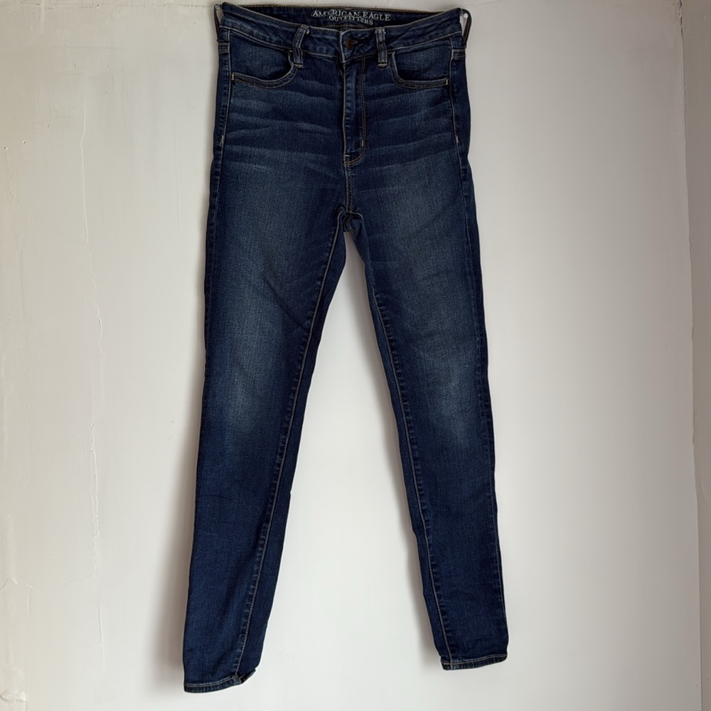 American Eagle Outfitters AEO Super Hi-Rise Denim Jegging Size 8